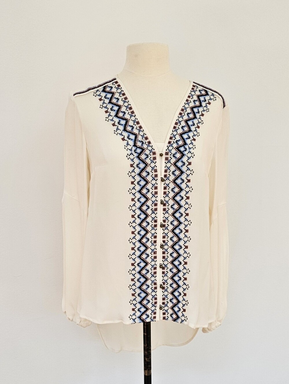 Veronica Beard Silk Top - Picture 4 of 14